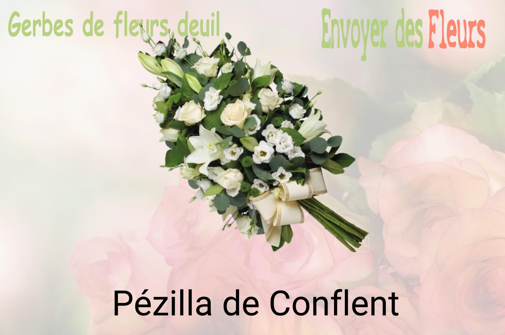 Gerbe de fleurs de deuil livrée à Pézilla-de-Conflent